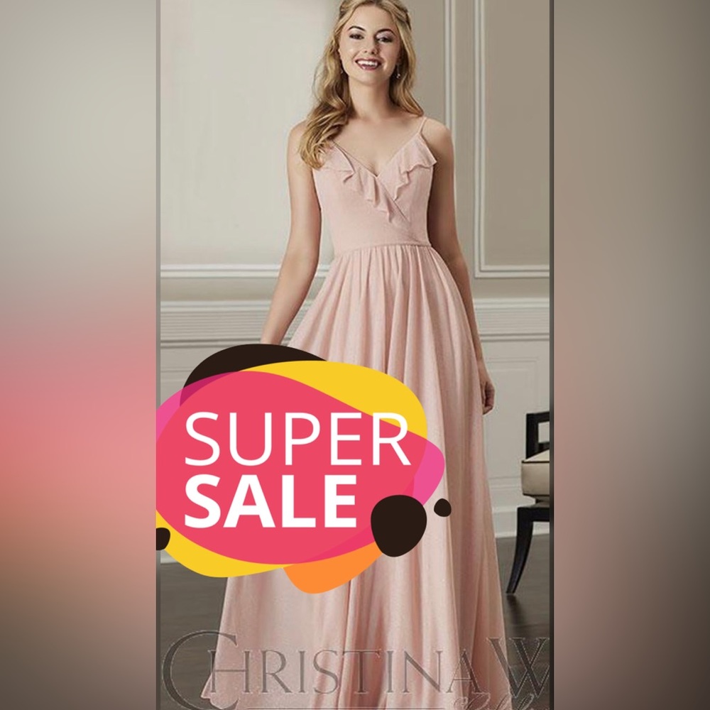 Christina Wu Celebrations bridesmade dresses- Color:Rose Size:10